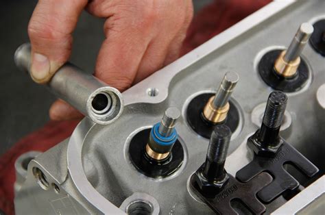 Check the pressure frequently. . How to remove valve seats from aluminum heads